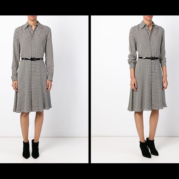 Ralph Lauren Black Label Dresses & Skirts - NWT Ralph Lauren Austin Houndstooth Dress Royal